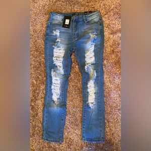 Fashion Nova Destroyed Jeans Size 11